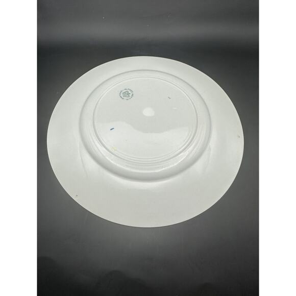 Antique Alfred Meakin "Argyle" Porcelain 10" Dinner Plate 1920s MEA16 - Picture 4 of 6